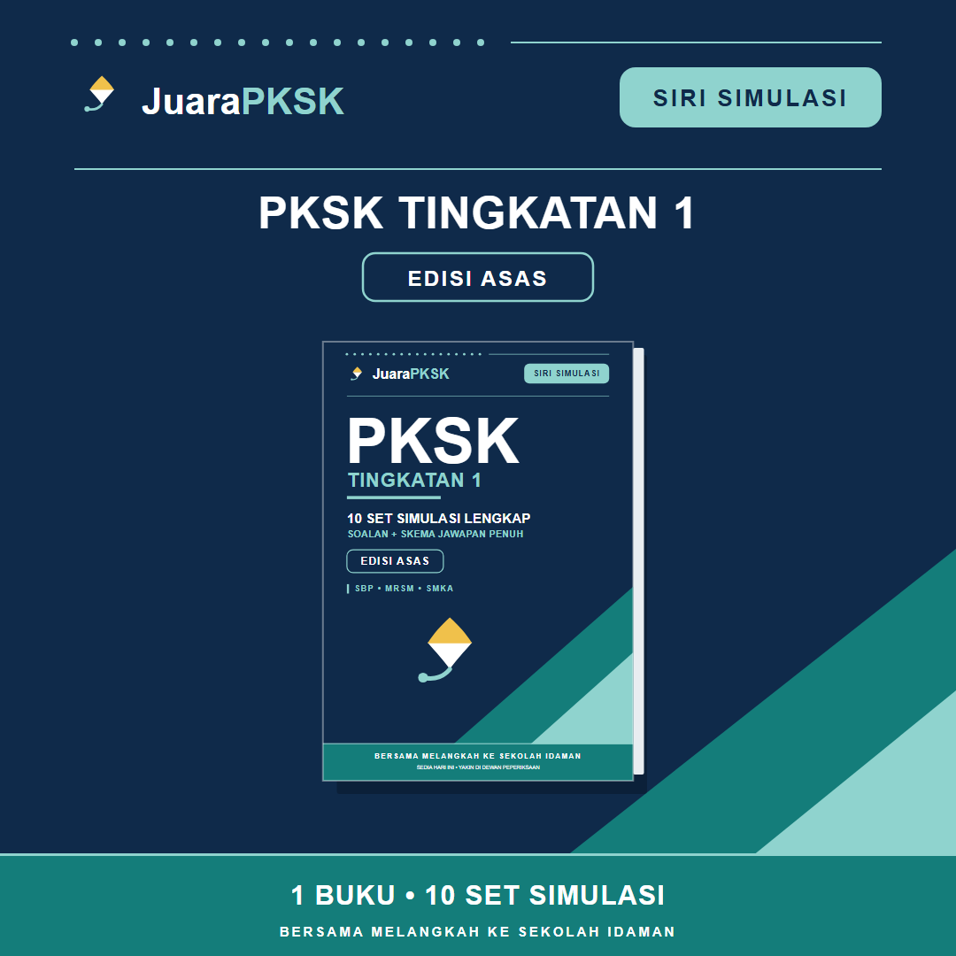 Edisi Asas — ebook 10 set simulasi PKSK Tingkatan 1